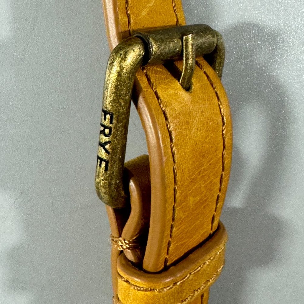 FRYE Women's Melissa Zip Crossbody Bag, Mustard - Picture 9 of 16